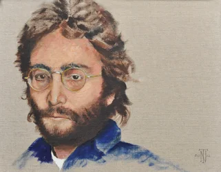 Lennon, 2012 (óleo no reverso da tela)